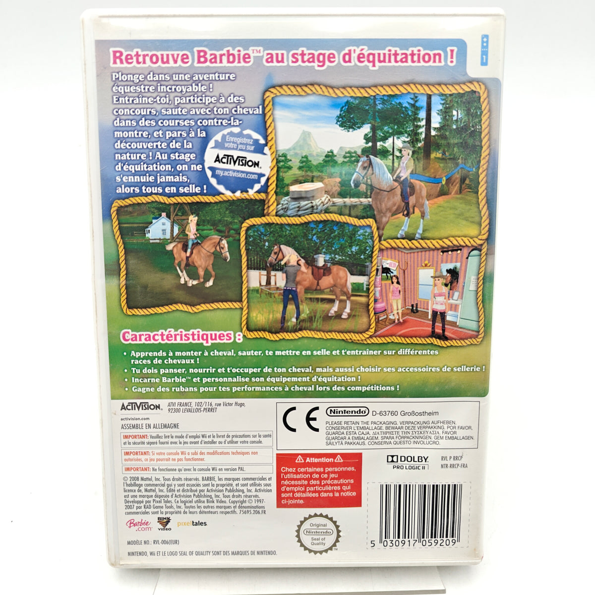 BARBIE CAVALIÈRE : STAGE D'ÉQUITATION - NINTENDO WII