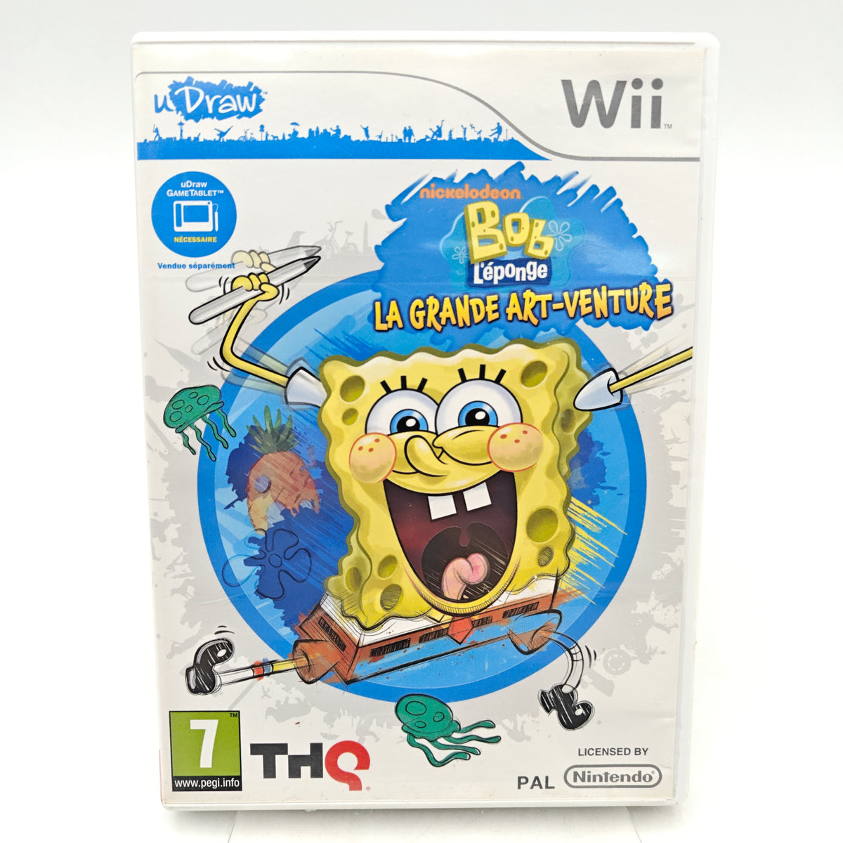 UDRAW : BOB L'EPONGE - NINTENDO WII