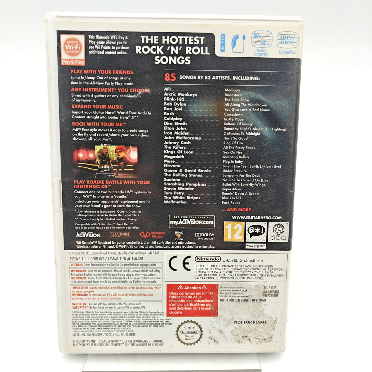 GUITAR HERO 5 - NINTENDO WII