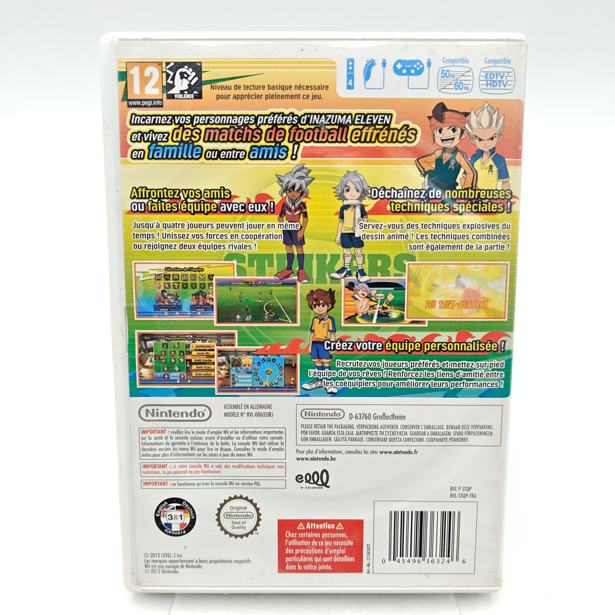 INAZUMA ELEVEN STRIKERS - NINTENDO WII
