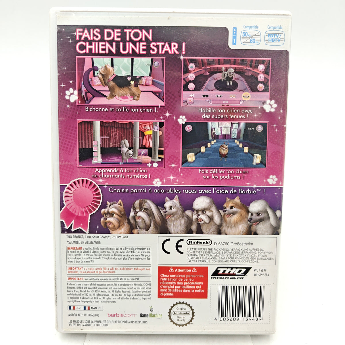 BARBIE : LE SALON DE BEAUTÉ DES CHIENS - NINTENDO WII