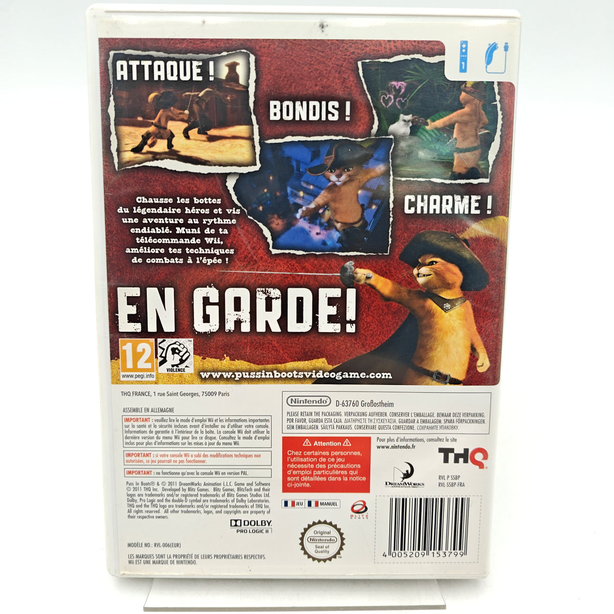 LE CHAT POTTÉ - NINTENDO WII