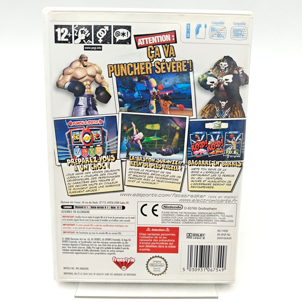 FACEBREAKER: K.O. PARTY - NINTENDO WII