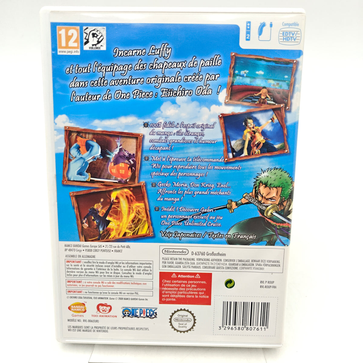 ONE PIECE UNLIMITED CRUISE 1 : LE TRÉSOR SOUS LES FLOTS - NINTENDO WII