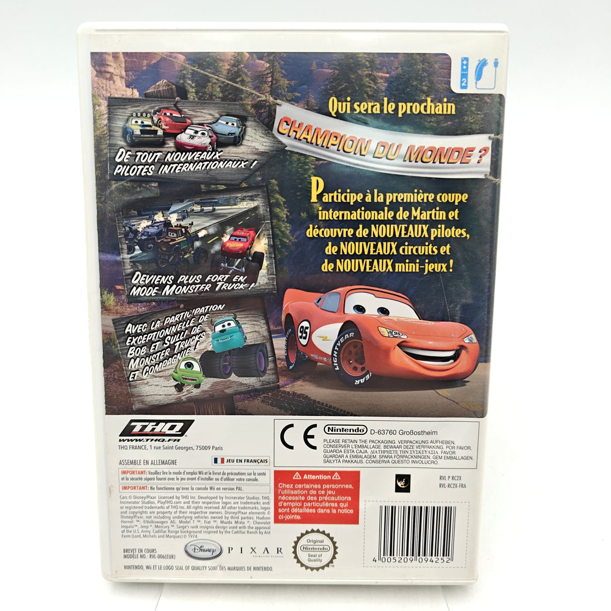 CARS LA COUPE INTERNATIONALE DE MARTIN - NINTENDO WII