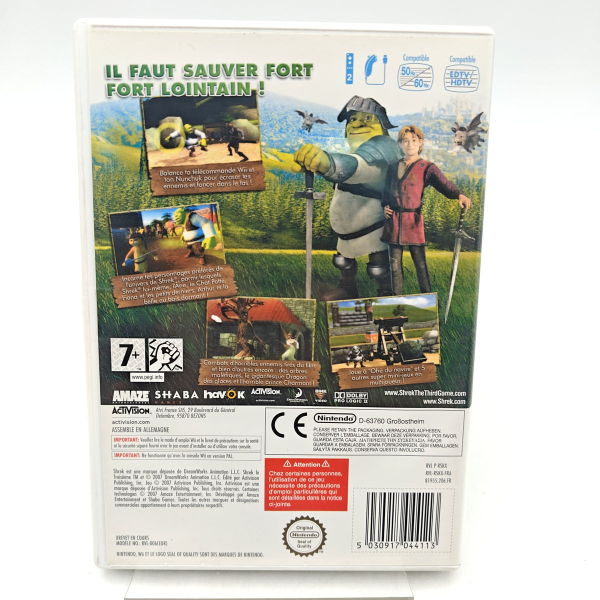 SHREK LE TROISIÈME - NINTENDO WII