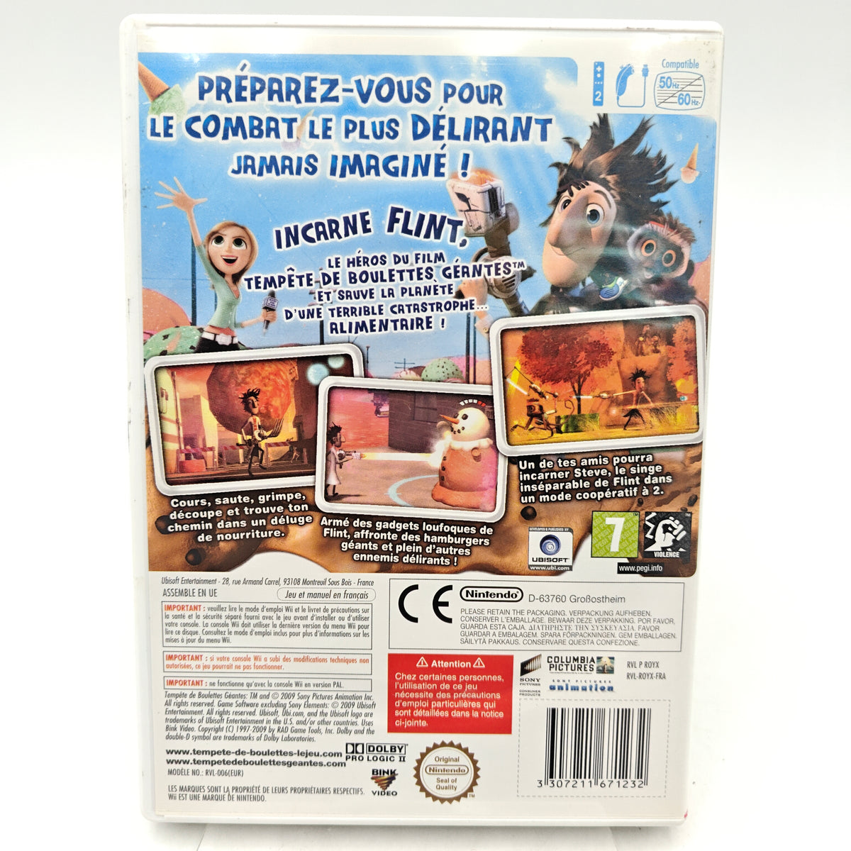 TEMPÊTE DE BOULETTES GÉANTES - NINTENDO WII