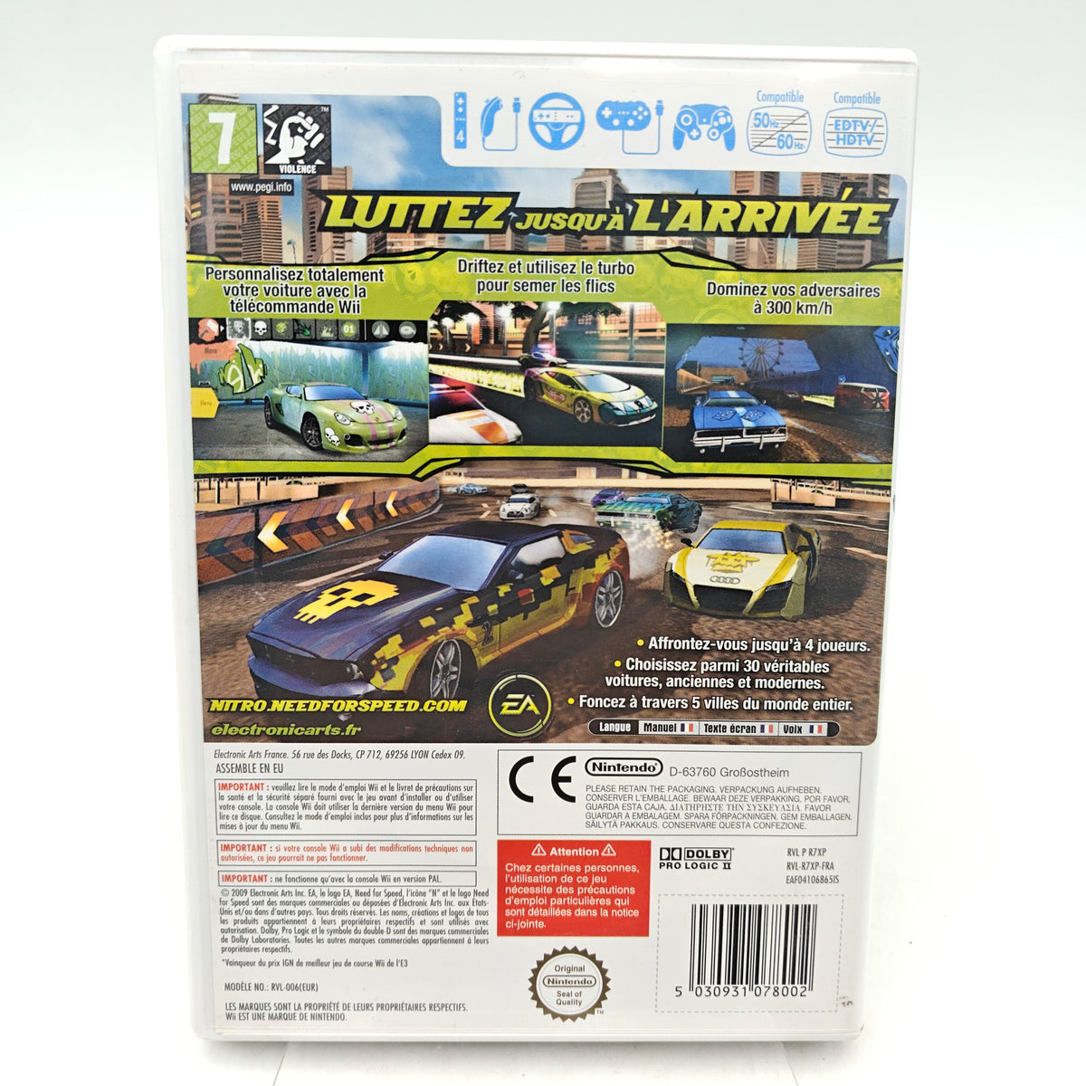 NEED FOR SPEED NITRO - NINTENDO WII