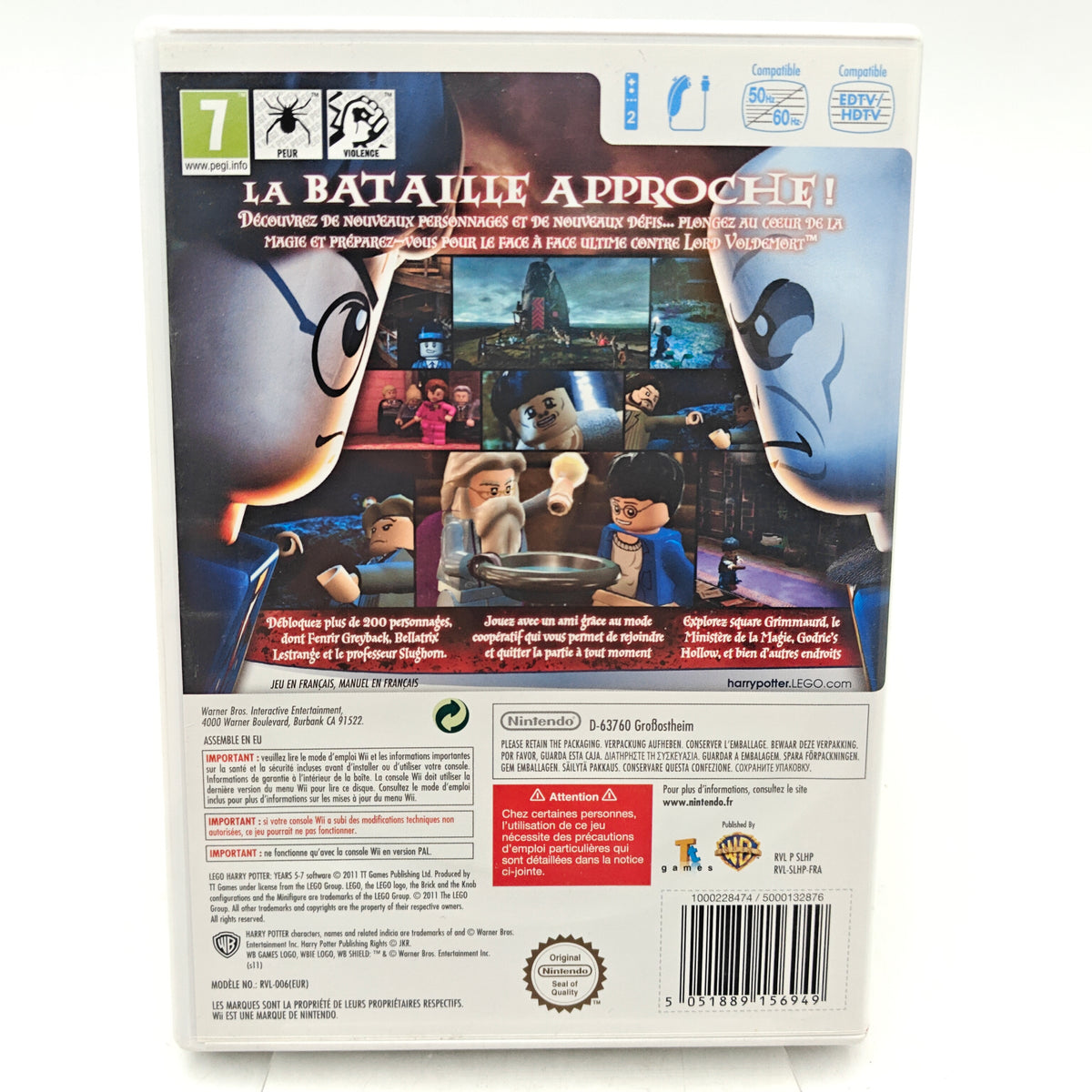 LEGO HARRY POTTER : ANNÉES 5 À 7 - NINTENDO WII