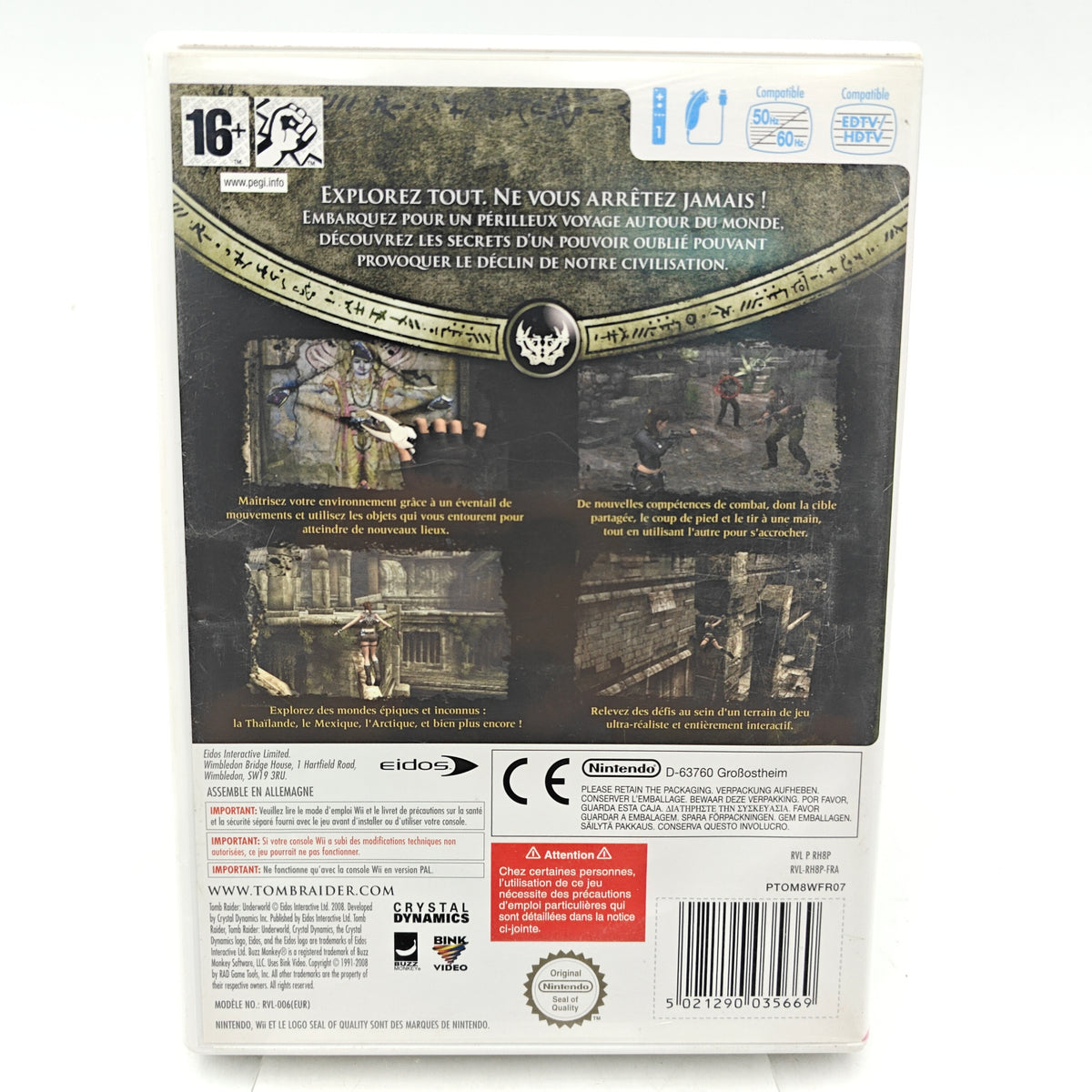 TOMB RAIDER: UNDERWORLD - NINTENDO WII