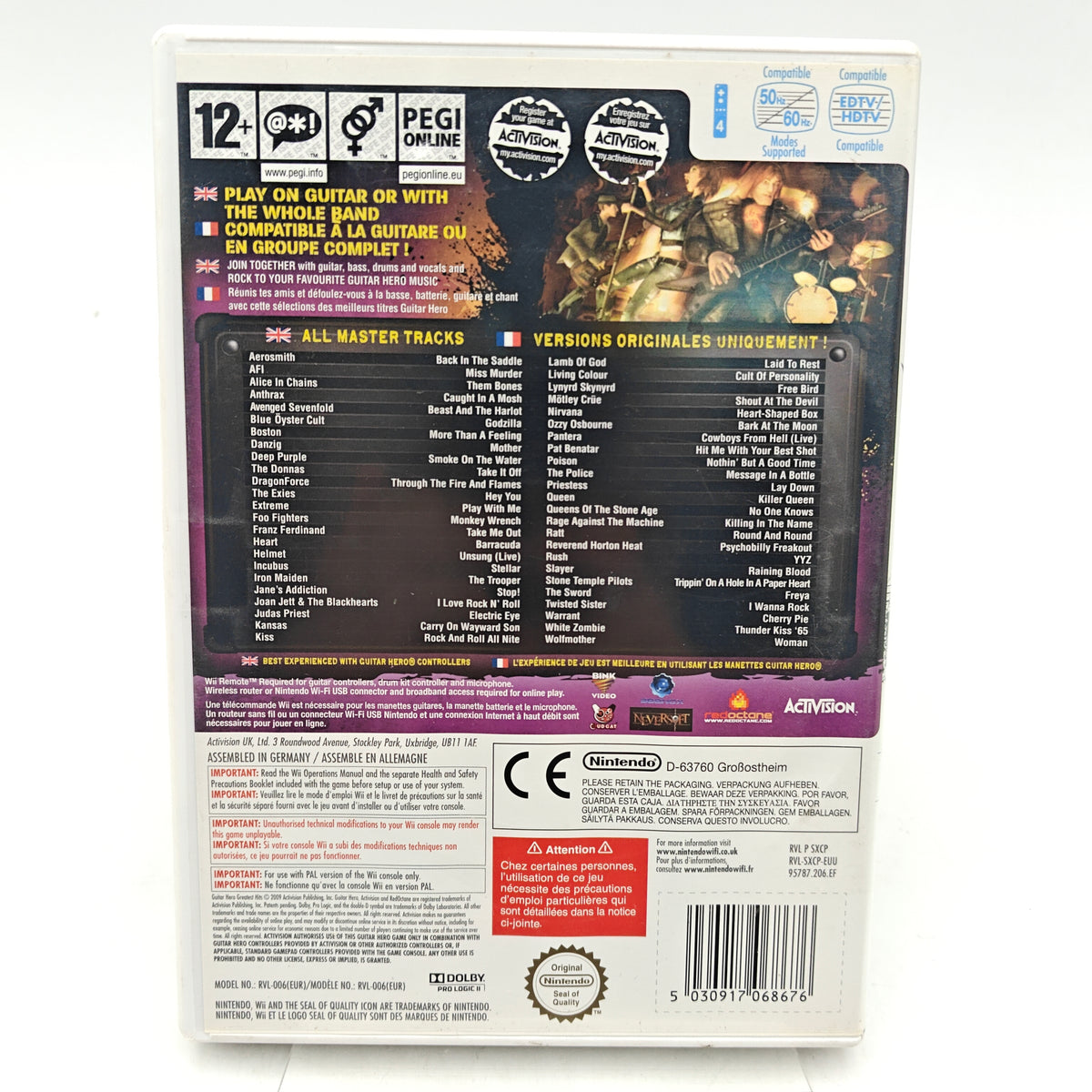 GUITAR HERO: GREATEST HITS - NINTENDO WII