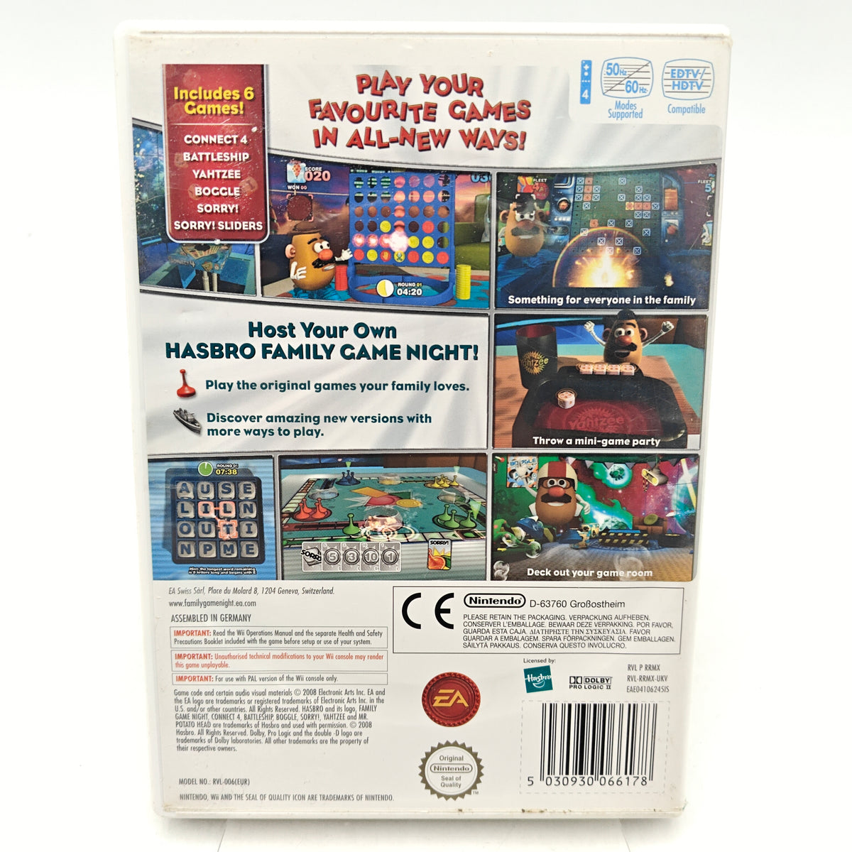 HASBRO FAMILY GAME NIGHT - NINTENDO WII