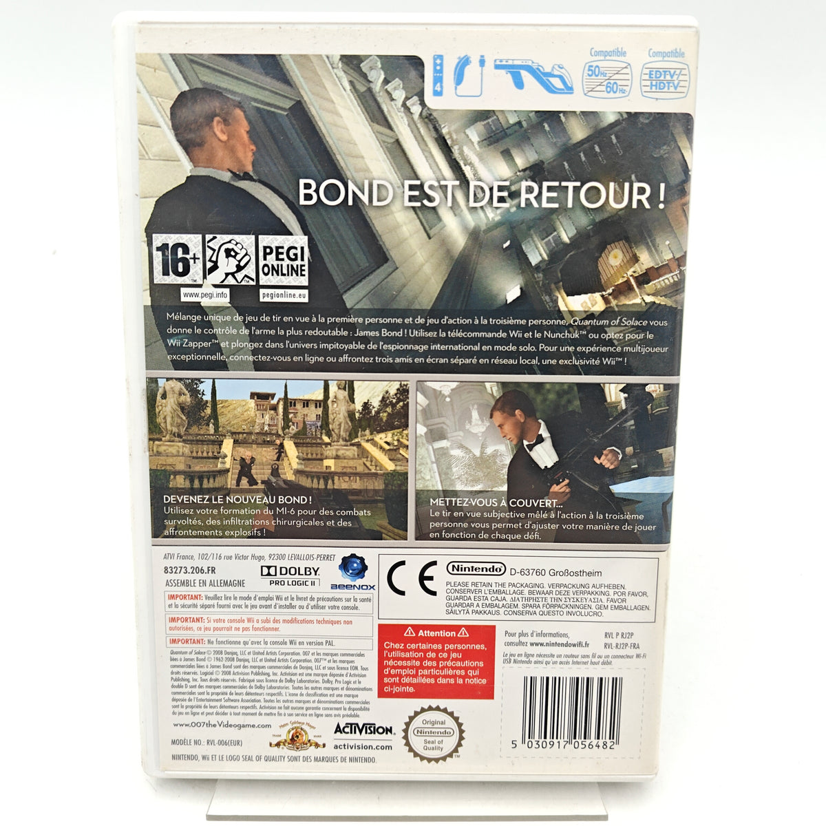 007: QUANTUM OF SOLACE - NINTENDO WII