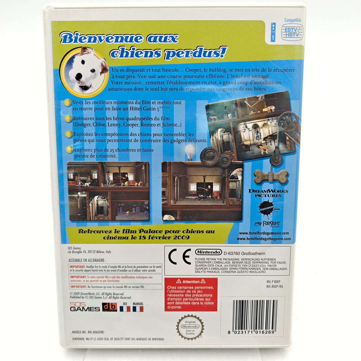 PALACE POUR CHIEN - NINTENDO WII