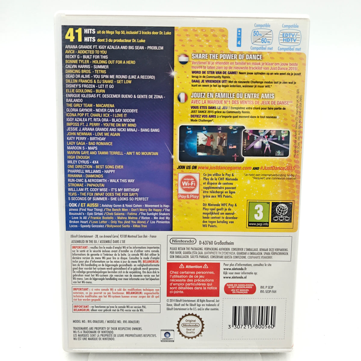 JUST DANCE 2015 - NINTENDO WII