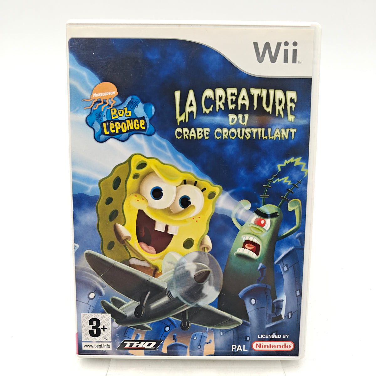 BOB L'ÉPONGE : LA CRÉATURE DU CRABE CROUSTILLANT - NINTENDO WII