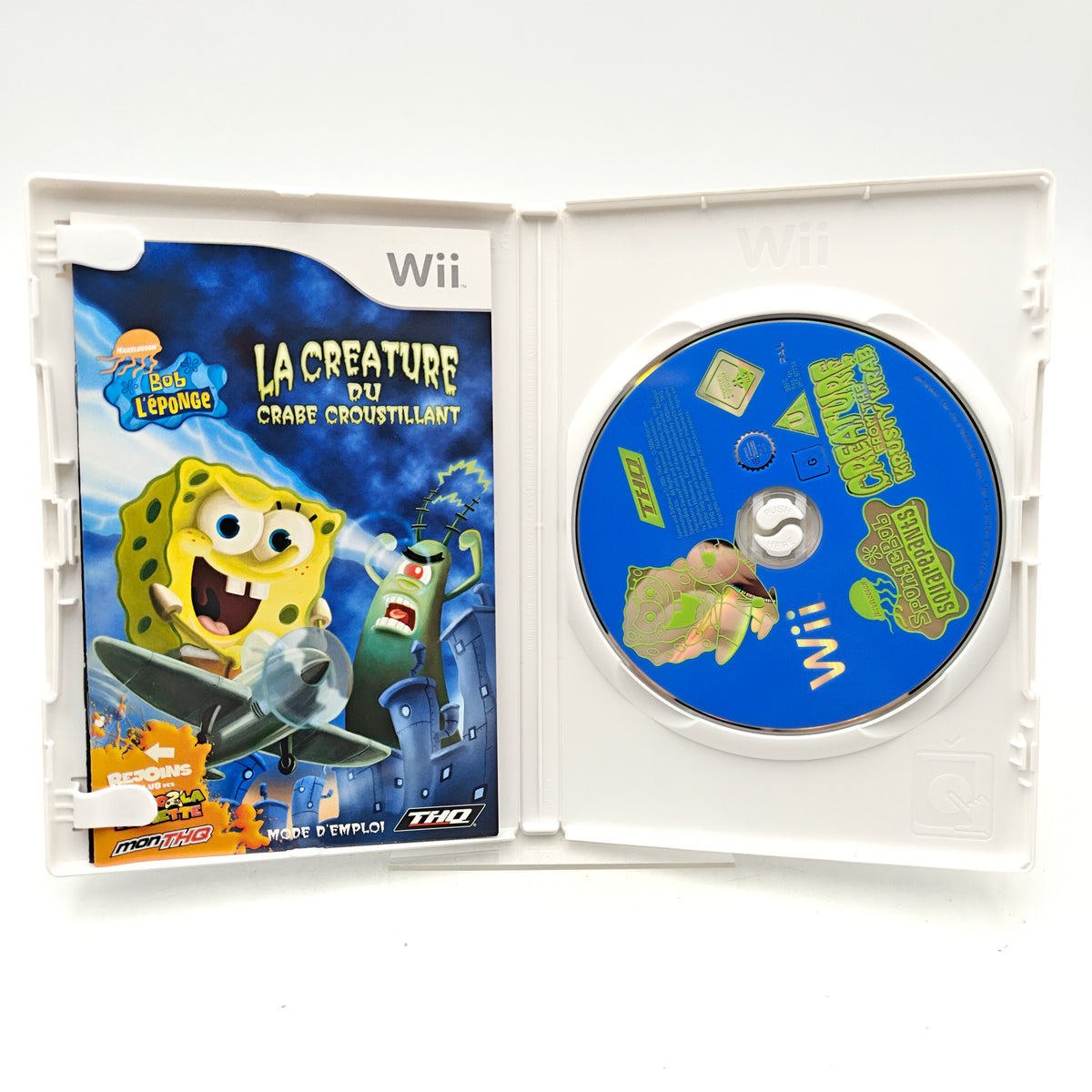 BOB L'ÉPONGE : LA CRÉATURE DU CRABE CROUSTILLANT - NINTENDO WII