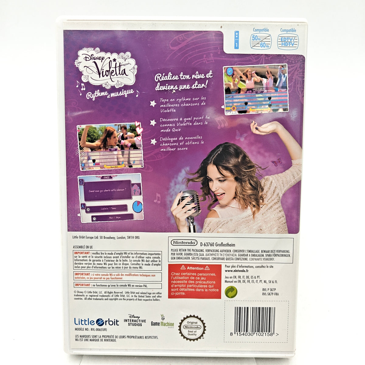 VIOLETTA : RYTHME & MUSIQUE - NINTENDO WII