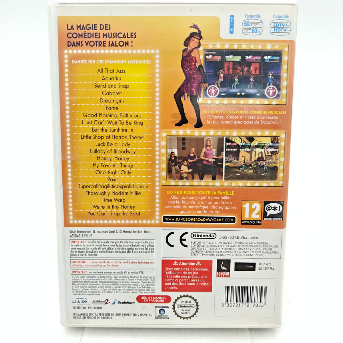 DANCE ON BROADWAY - NINTENDO WII