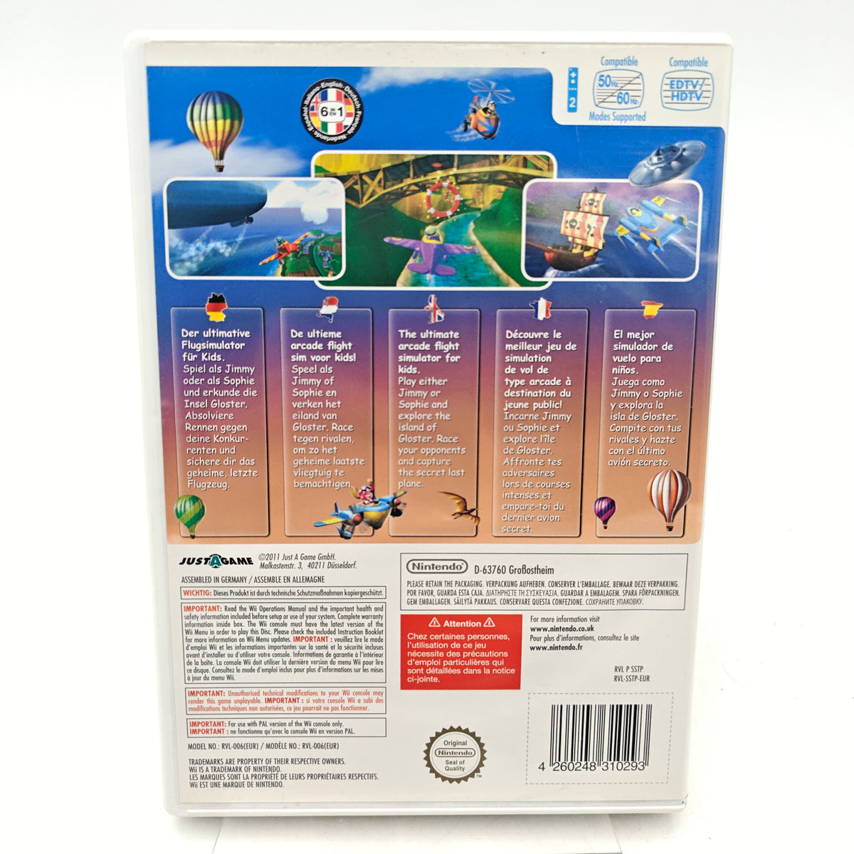 STUNT FLYER: HERO OF THE SKIES - NINTENDO WII