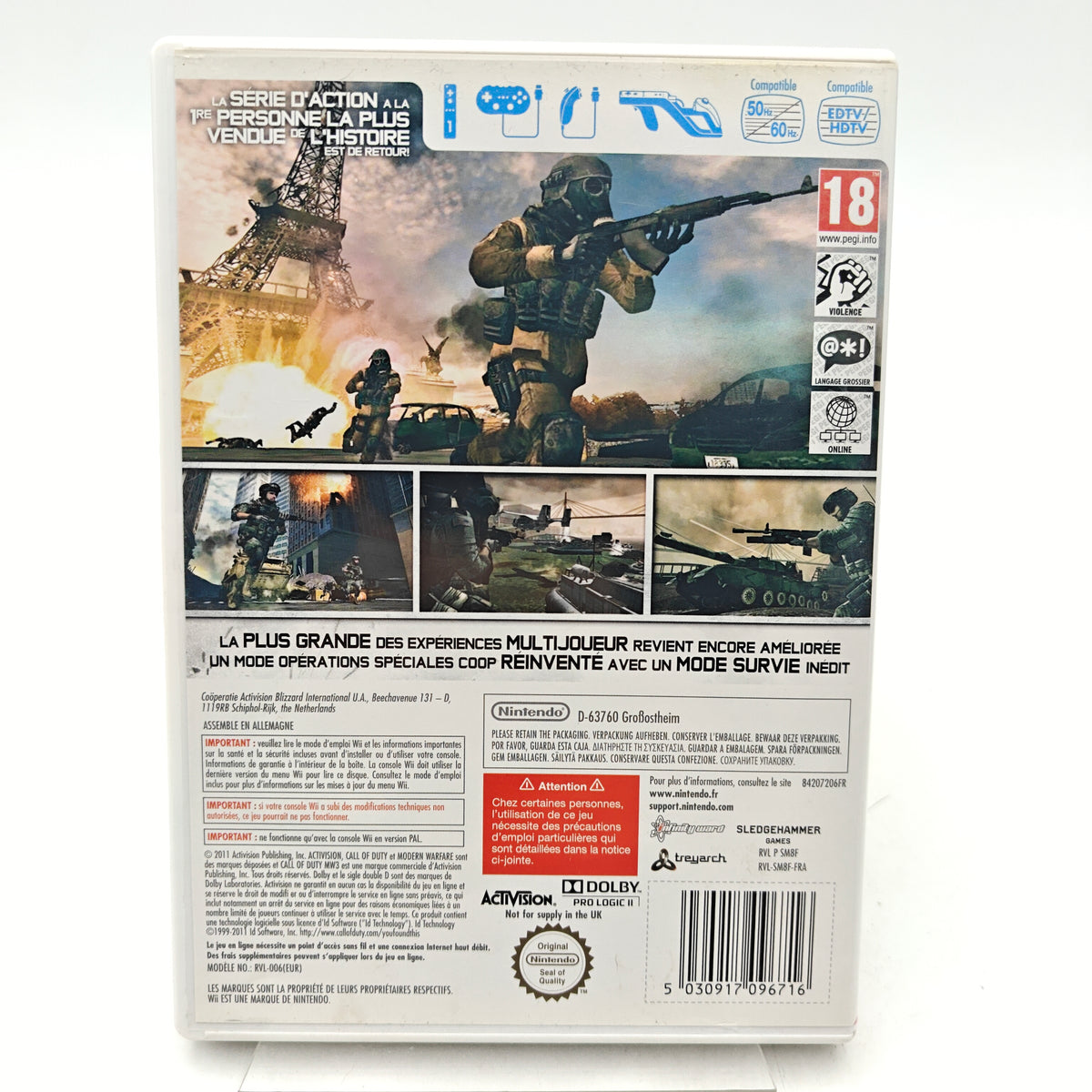 CALL OF DUTY: MODERN WARFARE 3 - NINTENDO WII