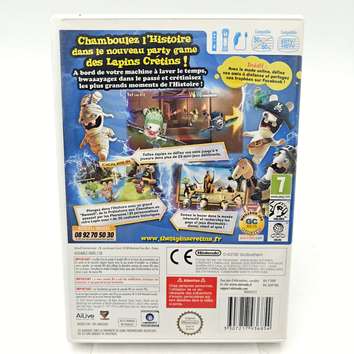 THE LAPINS CRÉTINS : RETOUR VERS LE PASSÉ - NINTENDO WII
