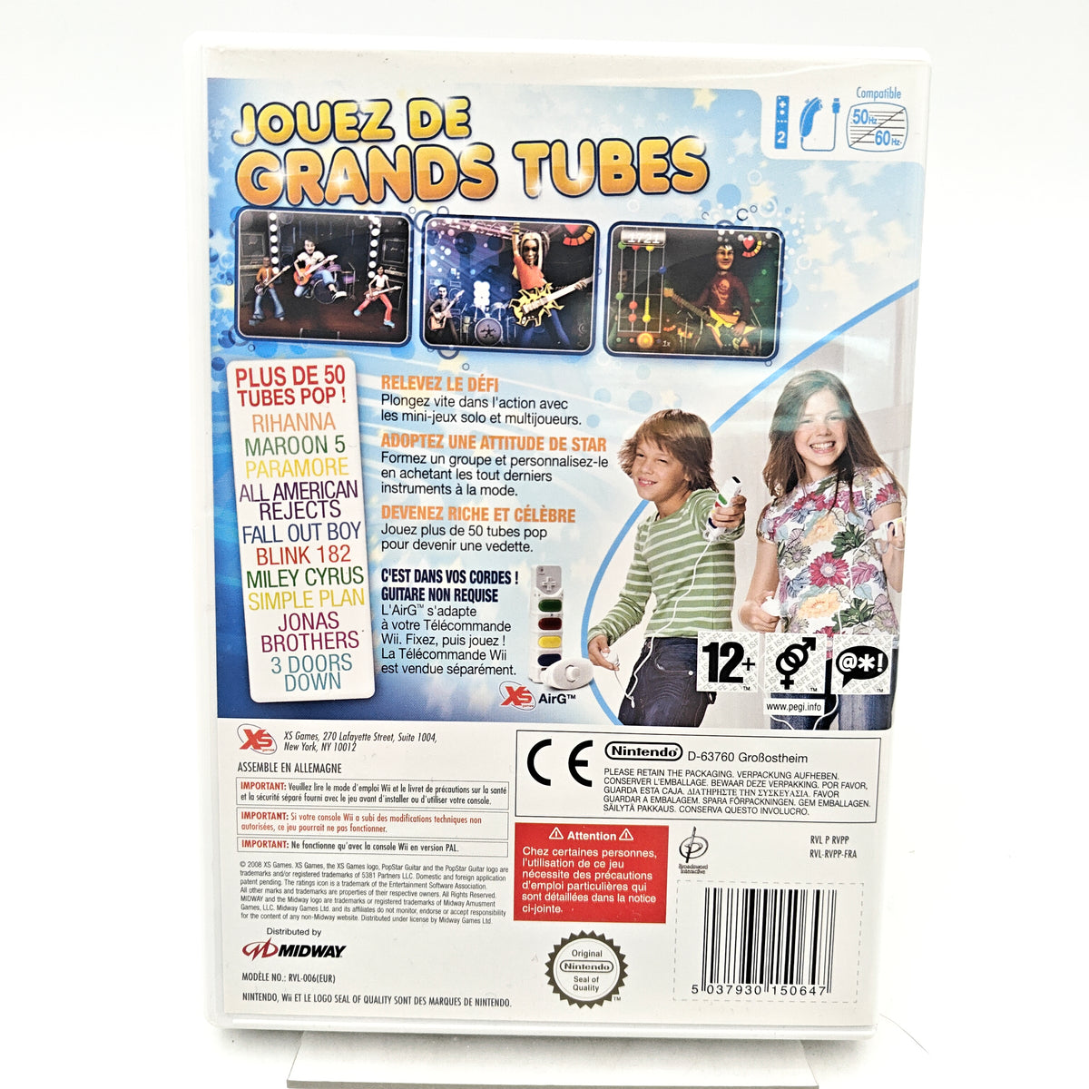 POPSTAR GUITAR (NEUF) - NINTENDO WII