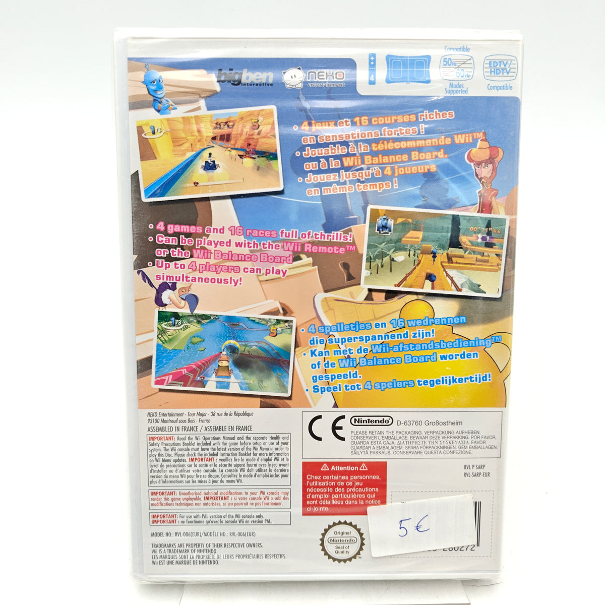 ALADIN MAGIC RACER - NINTENDO WII