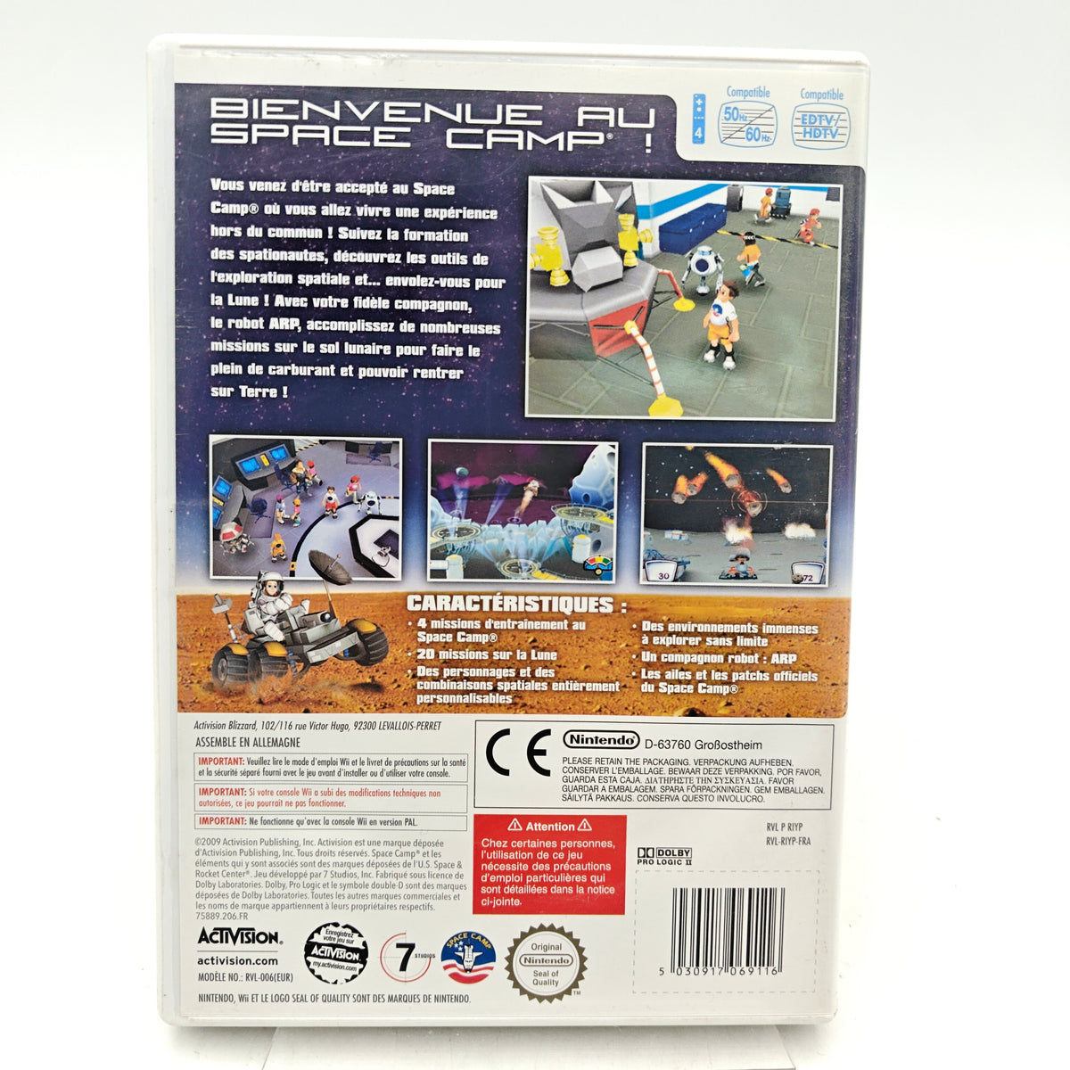 SPACE CAMP : EN ROUTE VERS LA LUNE ! - NINTENDO WII