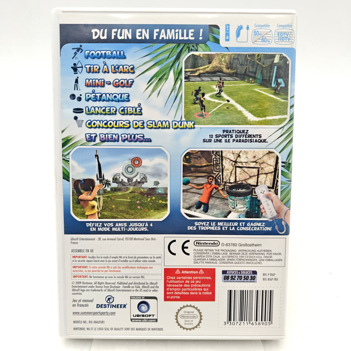 SUMMER SPORTS PARTY - NINTENDO WII