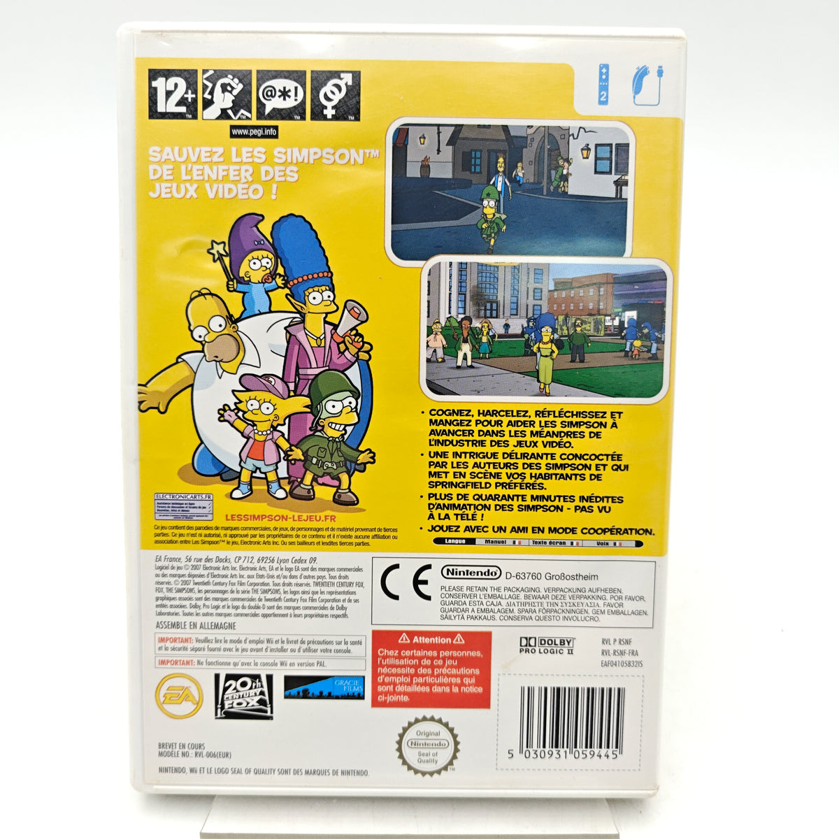 LES SIMPSON : LE JEU - NINTENDO WII
