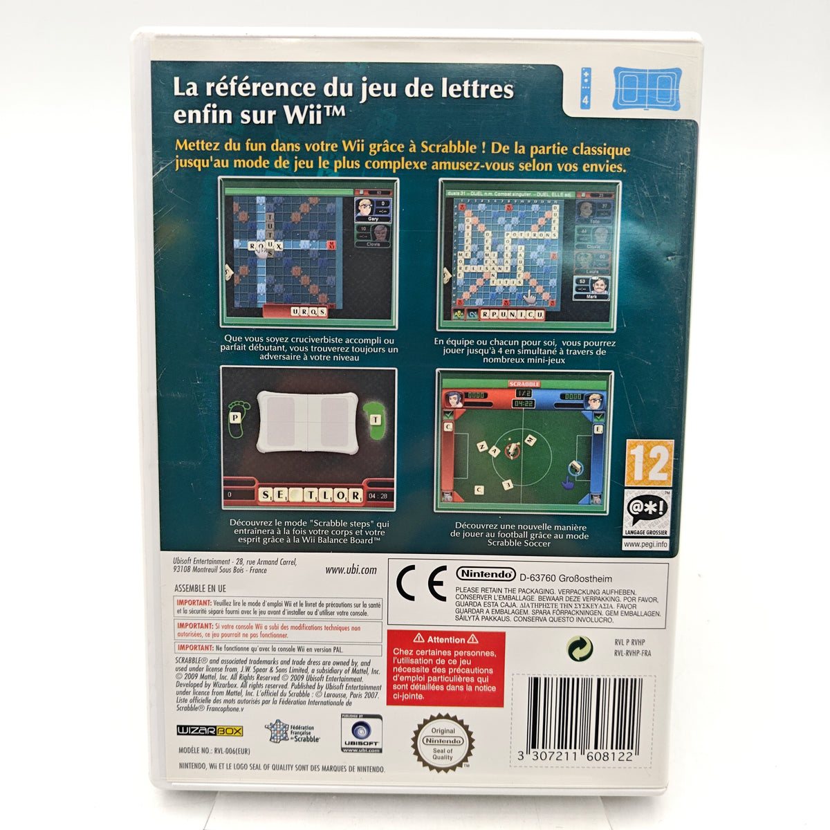 SCRABBLE INTERACTIF - NINTENDO WII
