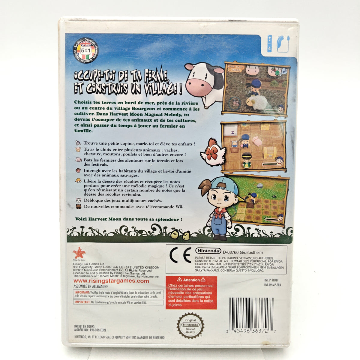 HARVEST MOON: MAGICAL MELODY - NINTENDO WII