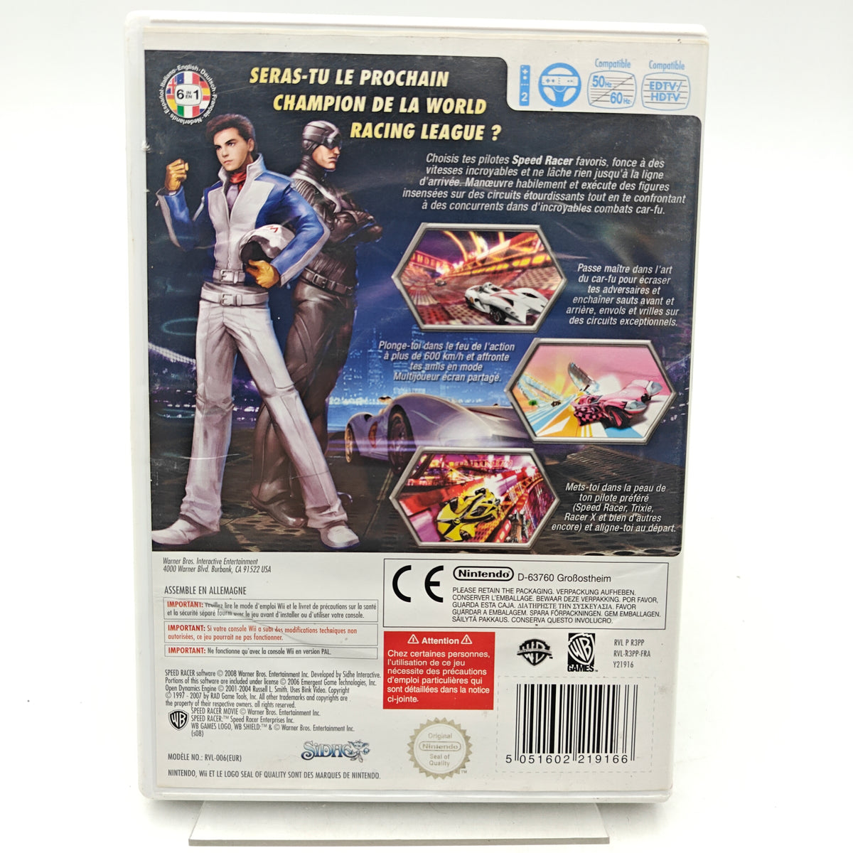 SPEED RACER : LE JEU VIDÉO - NINTENDO WII