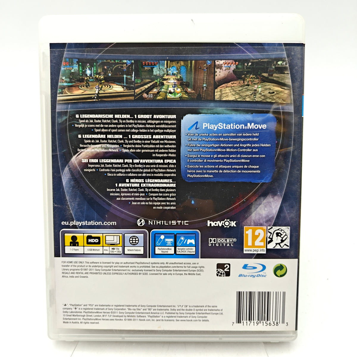 PLAYSTATION MOVE HEROES - PLAYSTATION 3