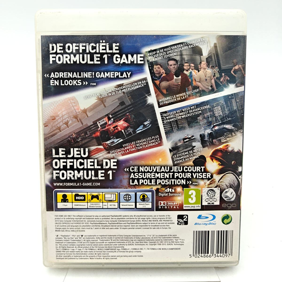 F1 2010 - PLAYSTATION 3