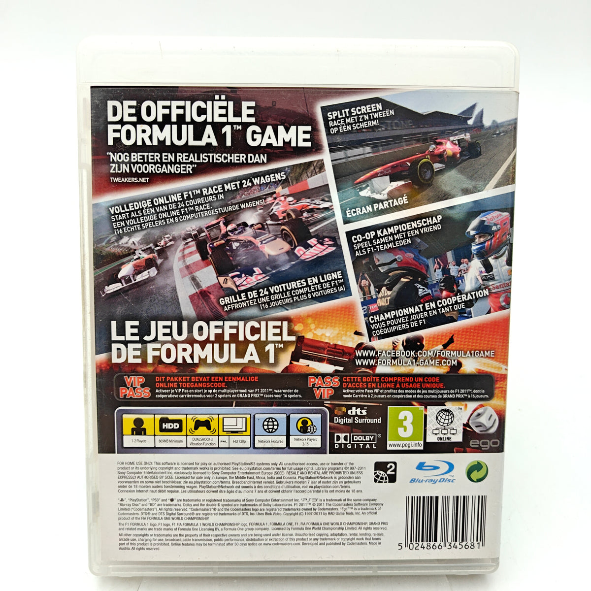 F1 2011 - PLAYSTATION 3