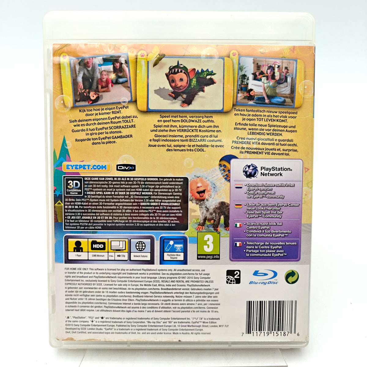 EYEPET: MOVE EDITION - PLAYSTATION 3