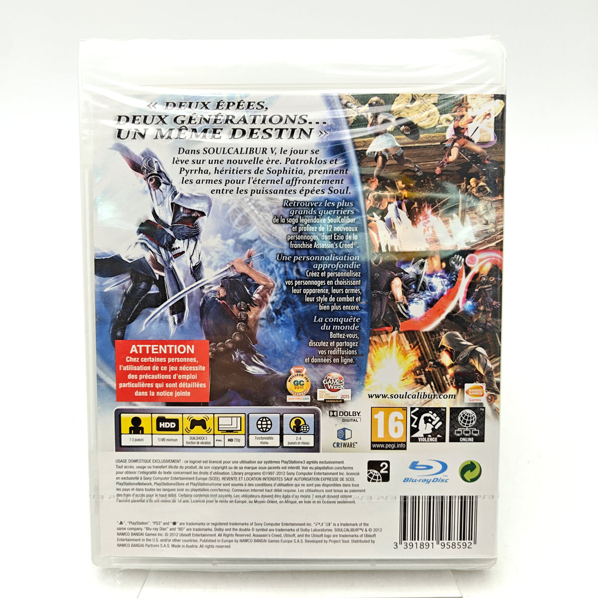 SOULCALIBUR V (NEUF) - PLAYSTATION 3