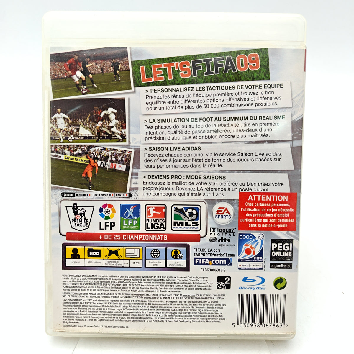 FIFA 09 - PLAYSTATION 3