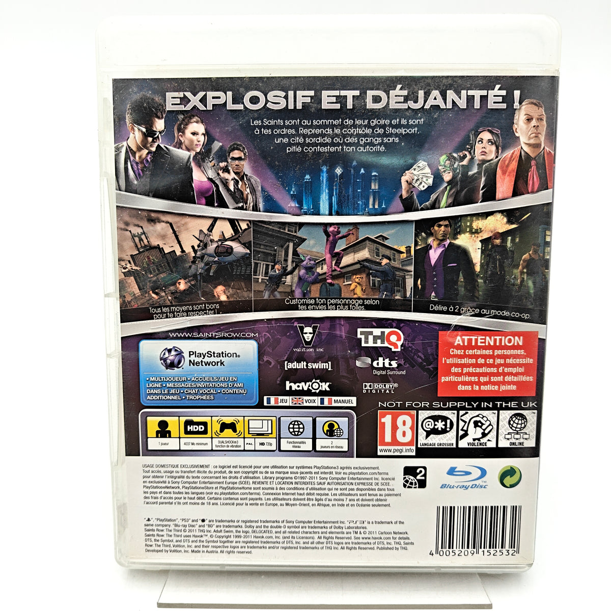 SAINTS ROW: THE THIRD - PLAYSTATION 3