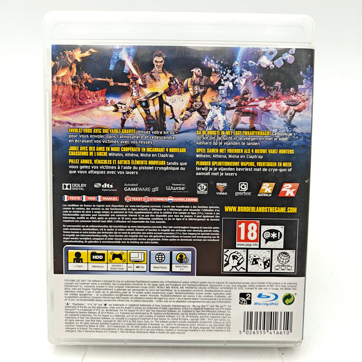BORDERLANDS: THE PRE-SEQUEL - PLAYSTATION 3