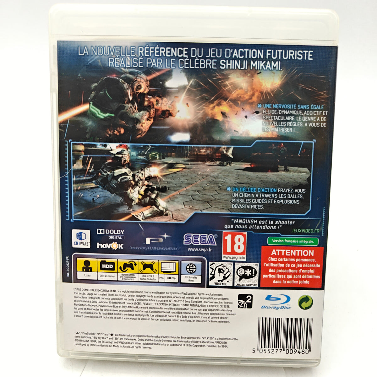 VANQUISH - PLAYSTATION 3