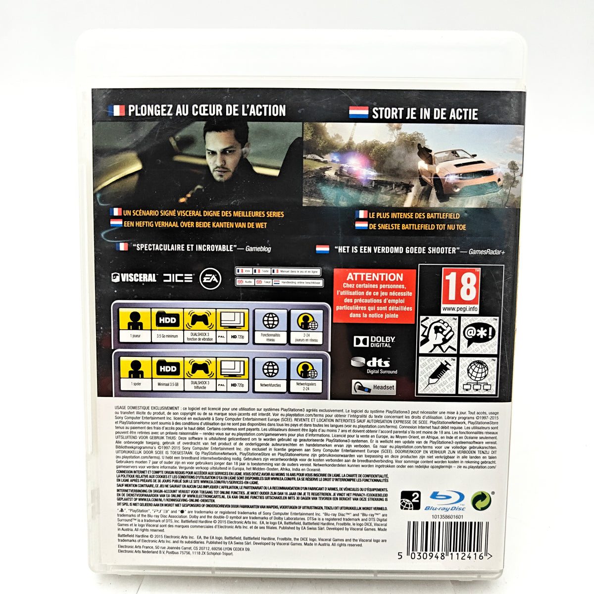 BATTLEFIELD: HARDLINE - PLAYSTATION 3