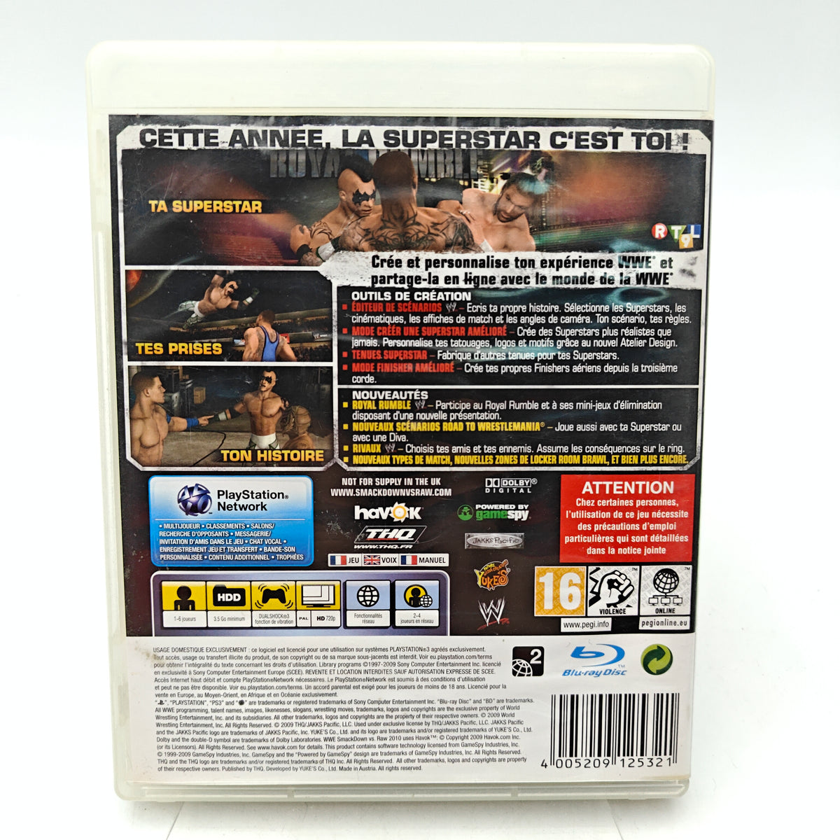 WWE SMACKDOWN VS. RAW 2010 - PLAYSTATION 3