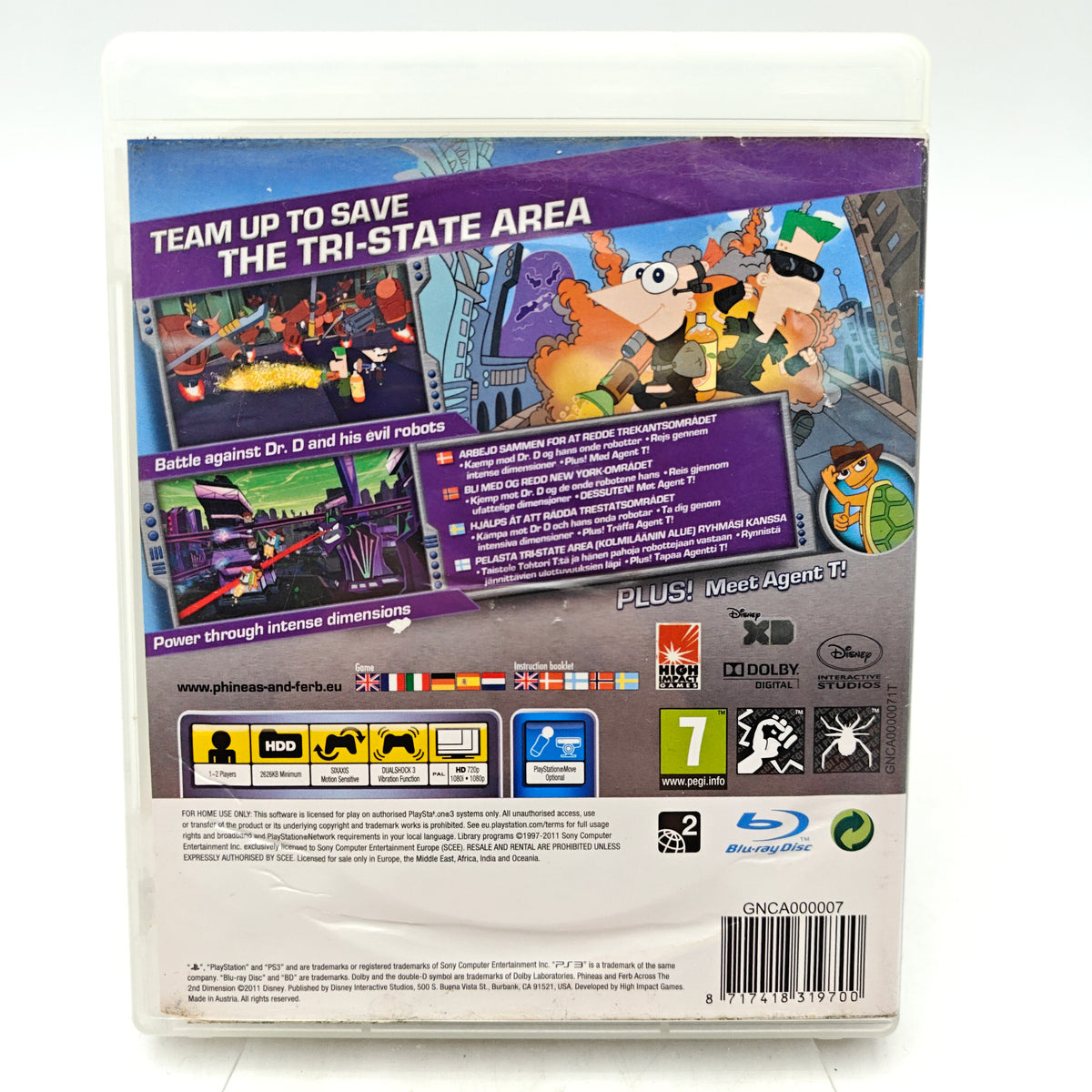 PHINEAS AND FERB - PLAYSTATION 3