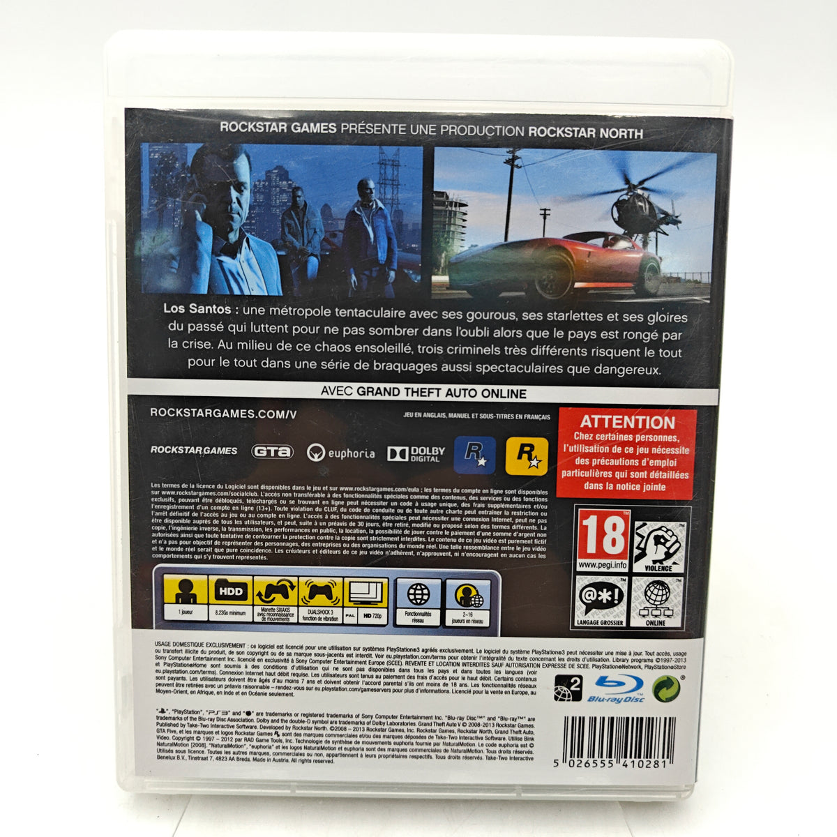 GRAND THEFT AUTO V - PLAYSTATION 3