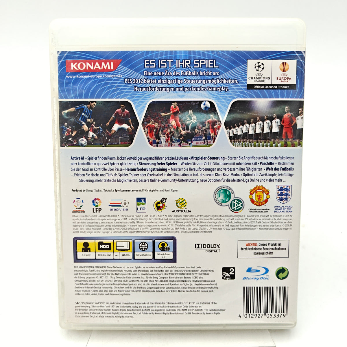 PRO EVOLUTION SOCCER 2012 - PLAYSTATION 3