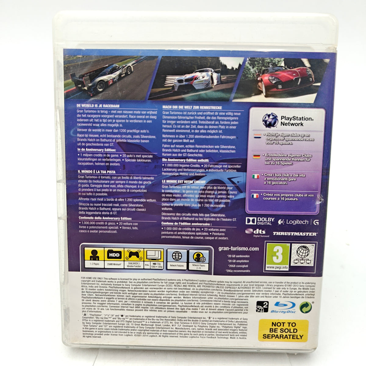 GRAN TURISMO 6: ANNIVERSARY EDITION - PLAYSTATION 3