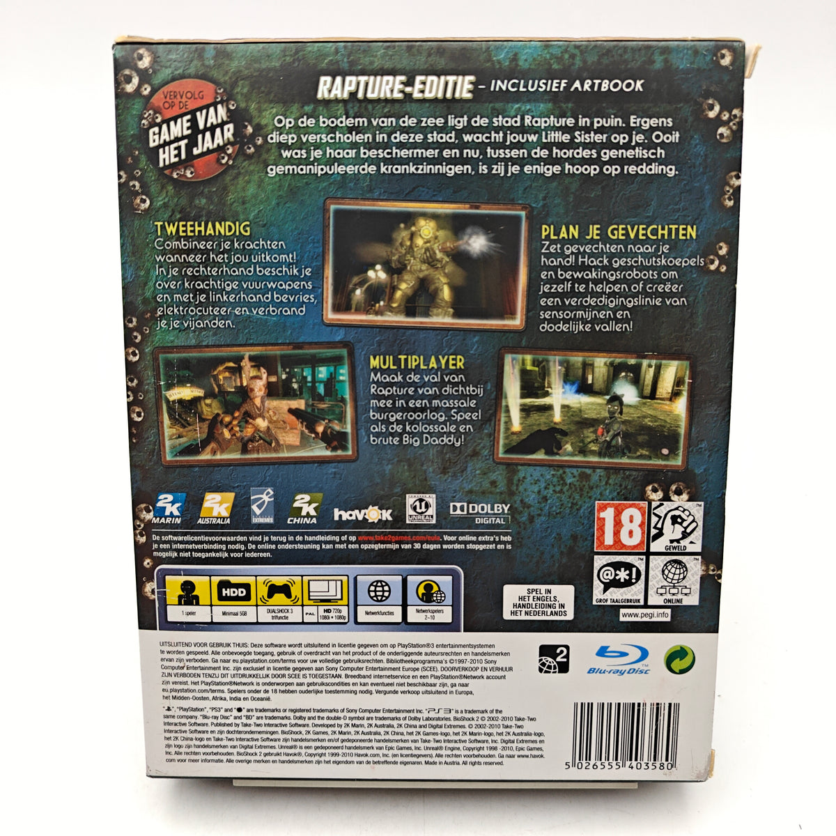 BIOSHOCK 2 RAPTURE EDITION - PLAYSTATION 3